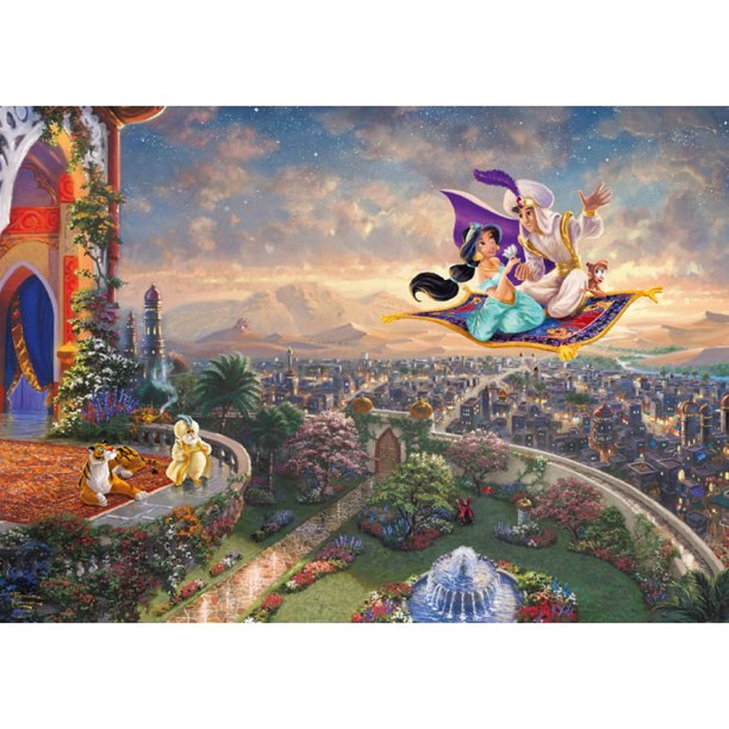 Schmidt Thomas Kinkade: 59950 Disney Aladdin Jigsaw Puzzle - 1000 Pieces