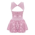 thumbnail image 3 of iiniim Kids Girls Sequins Ballet Dance Tutu Dress Jazz Latin Streetwear Stage Performance, 3 of 7