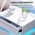 thumbnail image 6 of Cubehom LED Night Stand with 4 Drawers Height 27 inches Modern Bedside Tables for Adults Bedroom White Nightstands, 6 of 6