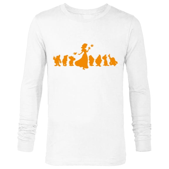 Disney Snow White and The Seven Dwarfs Halloween - Long Sleeve T-Shirt for Men - Customized-White