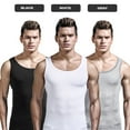 thumbnail image 2 of Becaristey Conquer Every Breathable And Soft Tank Tops For Men Soft And Comfortable Sleeveless Running Shirt White XXXL, 2 of 6
