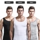 thumbnail image 5 of Qarigey Chaleco para correr ligero y transpirable de fibra para todos los entusiastas del deporte Camiseta sin mangas para correr Camisetas Negro SG, 5 of 6