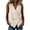 50#Beige, variant on 2026 Women’s Summer Wrap Tank Top Ruched Tie Side V Neck Sleeveless Casual Vacation Blouses Loose Fit Beige L