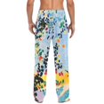 thumbnail image 4 of FORMRS Mens Pajama Pants with Pockets Soft Cotton Sleepwear Lounge Bottoms, Sizes S-2XL, Colorful Leaves, 4 of 7