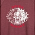 thumbnail image 3 of Disney Villains - Doing Damage Cruella - Women's Lightweight French Terry Long Sleeve Shirt, 3 of 5