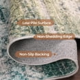thumbnail image 7 of 8x10 Modern Abstract Rugs Washable Non-Slip Ombre for Living Room Bedroom Study Room-Teal, 7 of 7