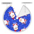 thumbnail image 4 of Faldas para árbol de Navidad de 48 pulgadas con texto "Merry Christmas", tapete para árbol de Navidad para vacaciones de invierno, falda para árbol de Navidad para decoraciones navideñas rústicas, 4 of 8