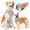 Grey Orange, variant on Dog Cooling Vest Dog Harness Cooler Jacket with Portable Water Bottle, for Walking Dog, Outdoor Camping and Hunting Training