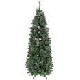 thumbnail image 1 of HOMCOM 6' Artificial Christmas Tree with Snow-Dipped, Auto Open, 1 of 10