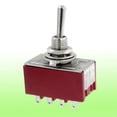 thumbnail image 2 of CA 250V 2A 125V 6A ENCENDIDO / APAGADO / ENCENDIDO Interruptor de palanca 4PDT de 3 lugares, 2 of 2