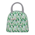 thumbnail image 1 of Vsdgher Cactus Plants Print Insulated Lunch Bag Simple Bento Cooler Bag Lunch Tote Bag , Suitable for picnics, school, work, 1 of 6