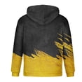 thumbnail image 3 of Honeeladyy Men's Hooded Sweater Non Positioning Color Matching Print Pullover Casual Long Sleeved Top, 3 of 4