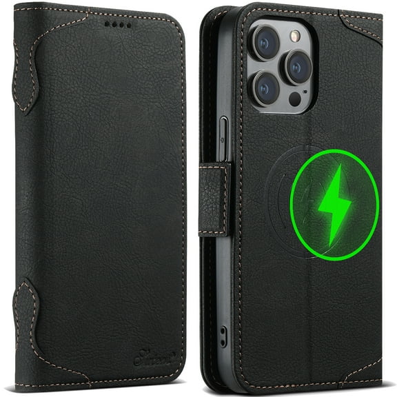 The Complete For iPhone 15 Pro Max Flip Case: MagSafe, Wireless Charging, Card Holder, Stand