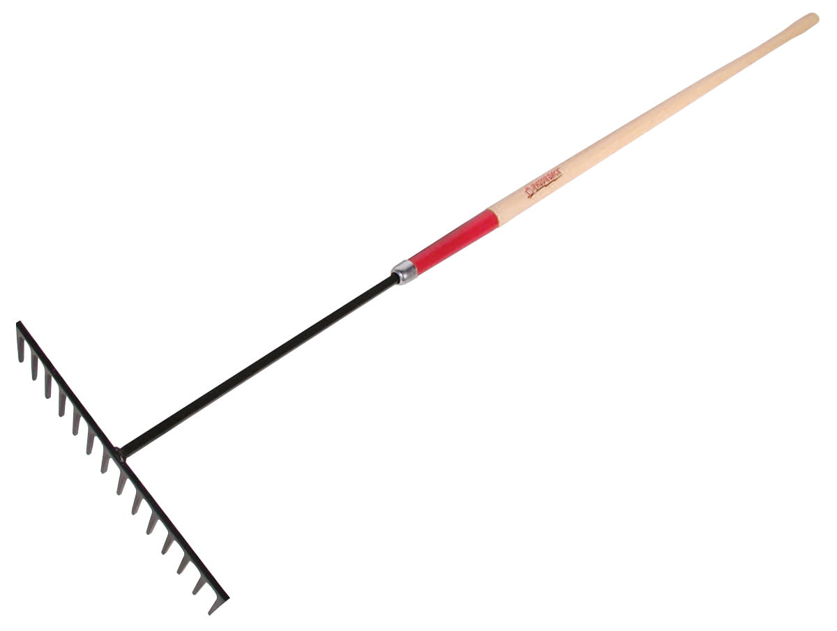 Union Tools Level Rake, 16 in Forged Steel Blade, 60 in White Ash ...