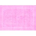 thumbnail image 1 of Ahgly Company Indoor Rectangle Abstract Pink Modern Area Rugs, 2' x 5', 1 of 4