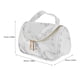thumbnail image 3 of 2 bolsas de cosméticos con diseño de mármol, bolsa de viaje para guardar maquillaje, bolsa de herramientas de maquillaje de gran capacidad, organizador de papelería para mujer., 3 of 5