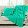 thumbnail image 6 of Home Soft Things Plush Faux Fur Throw & 2 Pillow Covers Set - Arcadia - 50"x60"/18"x18", 6 of 9