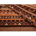 thumbnail image 6 of Chezmoi Collection Maverick 7-Piece King Microsuede Bed in a Bag Comforter Set - Southwestern Wild Horses Russet Brown Bedding Set with Comforter and Sheets, 6 of 8