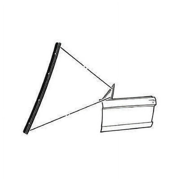 Scott Drake C5ZZ-6521450-A Vent Window Division Bar Seal