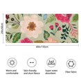 thumbnail image 3 of Vibrant Pioneer Flower Pattern Bathroom Rugs Mat,Non Slip Microfiber Bathroom Rug,Rubber Backing,Soft Bathroom Mats for Bathroom Floor,Tub and Shower,60x24in(150x60cm), 3 of 5