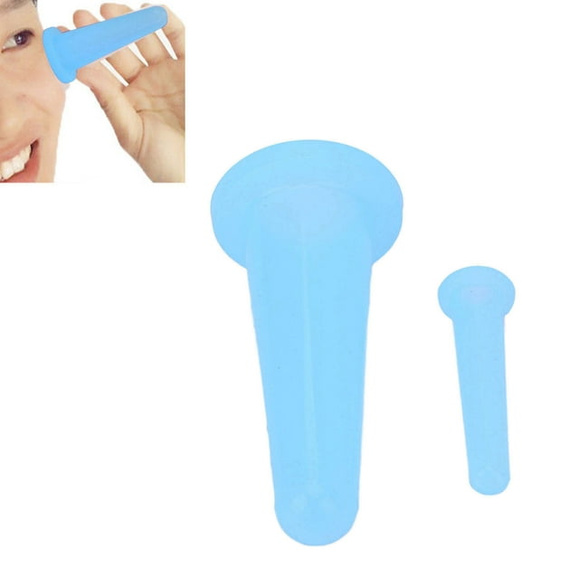 Ensemble de Ventouses en Silicone pour le Visage et les Yeux, Gobelet de Massage sous Vide, 2 Pcs Ensemble de Ventouses pour le Visage Mini en Silicone Souple Portable Ventouses sous Vide pour Adultes Usage à Domicile Réduit les Rides