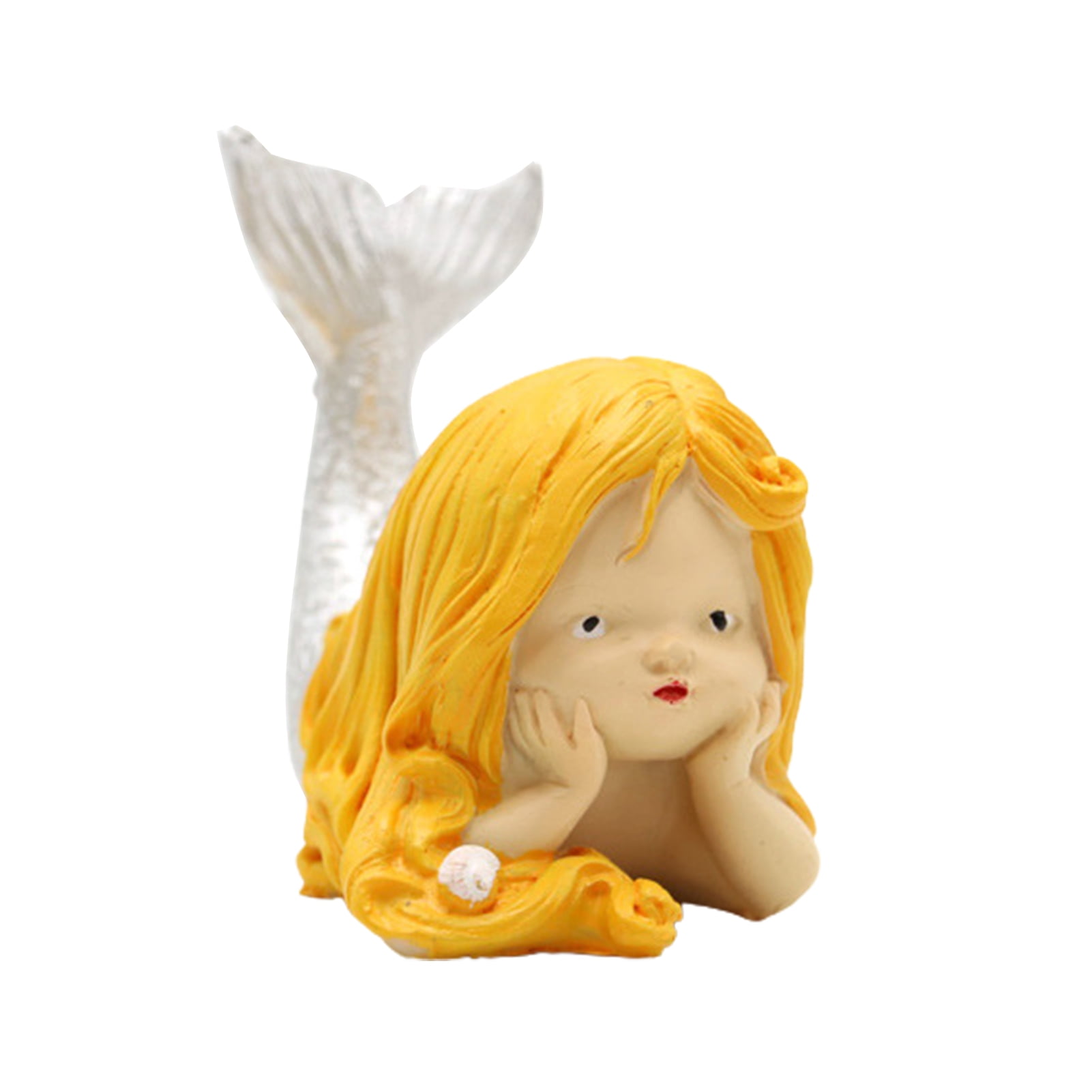 Vivid Appearance Fish Tank Ornament Realistic Resin Collectible