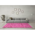 thumbnail image 3 of Ahgly Company Indoor Rectangle Oriental Pink Traditional Area Rugs, 6' x 9', 3 of 4