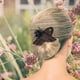 thumbnail image 3 of Cabeza de pelo con lazo perezoso Artefactos para el cabello en espiral Clip para la cabeza Flor Capullo de pelo Adornos para el cabello Retención del cabello Tarjeta para el cabello Emisión femenina, 3 of 5