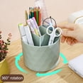 thumbnail image 4 of Riguas Pen Holder Rotating Multi Compartments Brush Barrel Makeup Brush Storage Box Portable Desktop Cosmetic Organizer Lipstick Brushes Holder, 4 of 6