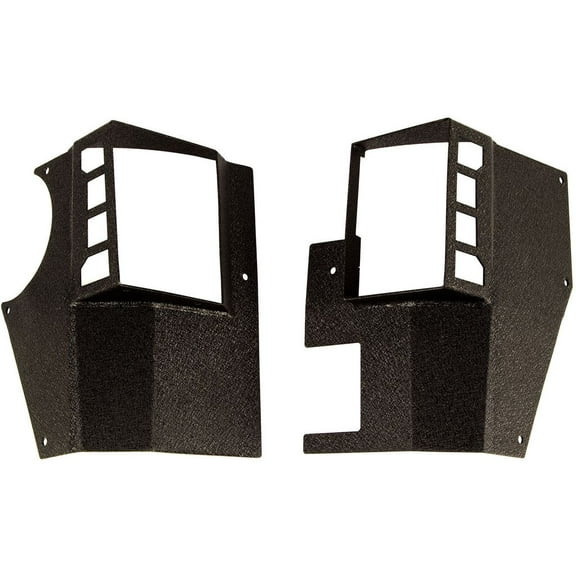 Rugged Ridge by RealTruck XHD Quarter Panel Guard Kit for Wrangler JKU 4-Door | Rear, Steel, Black | 11615.20 | Compatible with 2007-2018 Jeep Wrangler JK 4-Door