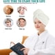 thumbnail image 3 of Fundas de toallas para el cabello: toallas absorbentes de secado rápido, paquete de 3 para mujeres con cabello rizado, largo, húmedo y grueso, 3 of 5