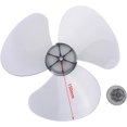 thumbnail image 2 of 12 Inch Three Blade Household Fan Blade with Nut Cover, Stand Fan Blade(Gris), 2 of 6