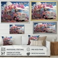 thumbnail image 4 of Designart "Soft Hued Ice Cream Vendor" Truck Floater Framed Canvas Prints, 4 of 5