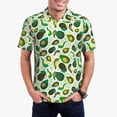 thumbnail image 3 of Rocae Green Avocado (2) for Men's Short Sleeve Polo Shirt, Quick Drying Performance Moisture Wicking Sports Men's Golf Shirt, 3 of 9