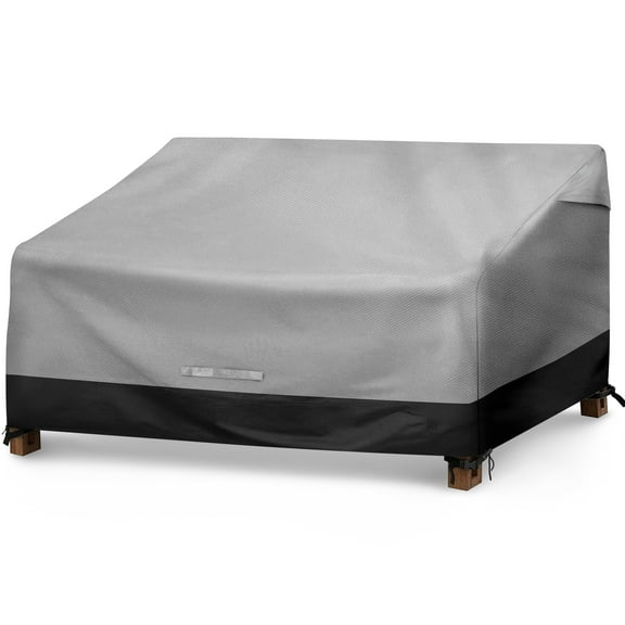 TSV Patio Loveseat Cover, 2-Seater Outdoor loveseat Cover, Waterproof Patio Furniture Cover