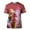 Red, variant on Personalized 3D Ice Creams T Shirt with Name, Custom Ice Cream Shirts for Team, Men Women unisex 3D shirt (Red, S)