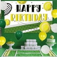 thumbnail image 4 of Tennis Themed Birthday Party Decorations Sports Theme Green Yellow Balloon Garland Arch Kit with Happy Birthday Background Cloth for Men Kids Boys Adult Sport Party Supplies, 4 of 7