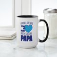 thumbnail image 4 of CafePress - She Calls Me PAPA - 15 oz Ceramic Large White Novelty Mug, 4 of 4