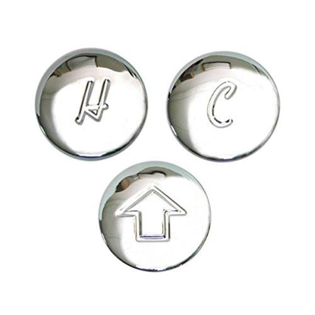 Danco 1280682 Handle Index Buttons for Price Pfister Faucets, Chrome