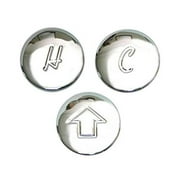 Danco 12-80682 Handle Index Buttons for Price Pfister Faucets, Chrome