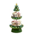 thumbnail image 2 of Mr. Christmas Nostalgic Tree Tiered Plate - Green, 2 of 5