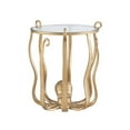 thumbnail image 3 of Linon Olivia Metal Octopus Table in Gold, 3 of 10