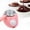 Pink, variant on Mini Electric Chocolate Melting Pot, Dual Temperature Control Fondue Warmer Set with Moulds & Accessories for Chocolate Cheese Butter Candy,Orange