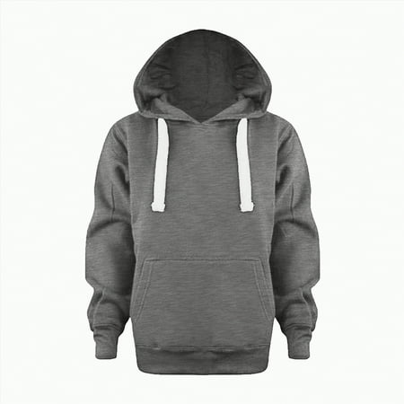 UAYOTSE Kids Child Toddler Boys Girls Solid Long Sleeve Patchwork Hooded Warm Sweatshirt Pullover Blouse Tops Outfits Clothes Hoodie With Pocket(Grey&1 9-10 Years)