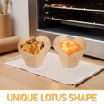 thumbnail image 3 of WHAMVOX 200Ud Para Muffins Con De Loto Marrón Ideal Para Bodas Y Celebraciones, 3 of 6