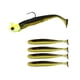 thumbnail image 1 of Cebos de pesca, señuelos duros de silicona, aparejos de pesca realistas portátiles con anzuelo Amarillo negro, 1 of 9