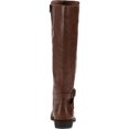 thumbnail image 4 of Style & Co. Womens Madixe Faux Leather Riding Boots Brown 10.5 Medium (B,M), 4 of 4