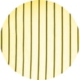 thumbnail image 1 of Ahgly Company Indoor Round Solid Yellow Modern Area Rugs, 4' Round, 1 of 4