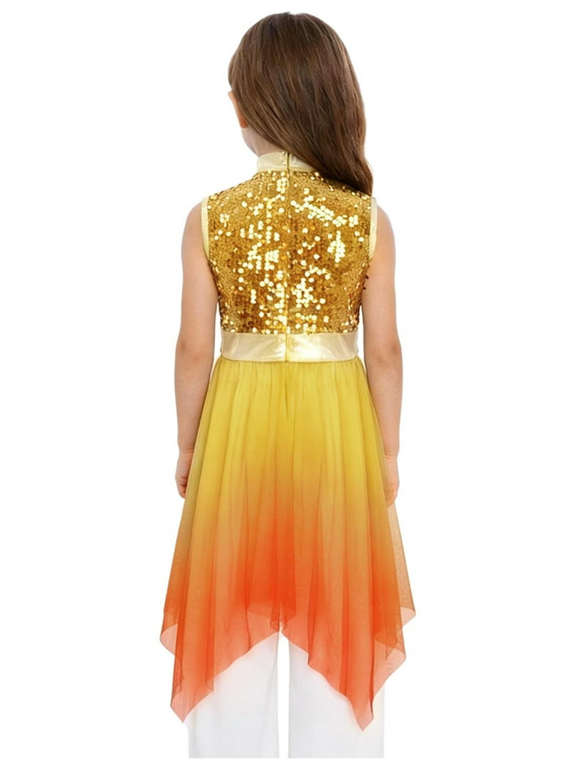 gold lyrical dress RC19699