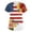 Vermilion, variant on US 250th Anniversary Scrubs Tops for Women US Flag and Flower Printed Plus Size Scrubs Short Sleeve V-Neck Working Uniform 4th of July Scrub Tops with Pockets